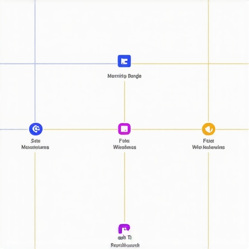 Diagram illustrating complex elements of Google My Business optimization
