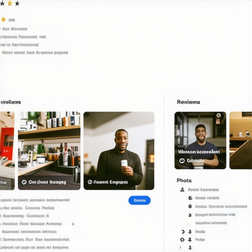 GBP profile showcasing reviews, photos, and active Q&A