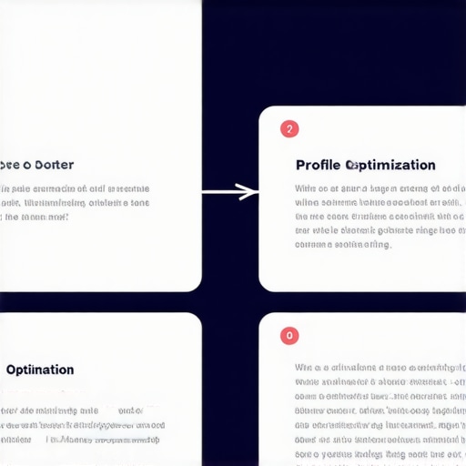 Infographic illustrating steps for optimizing Google My Business profile for local search