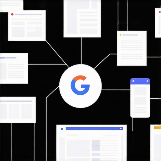 Diagram illustrating Google My Business profile optimization steps