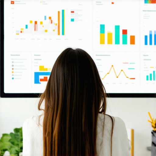 Person reviewing local SEO analytics on a computer for ongoing optimization.