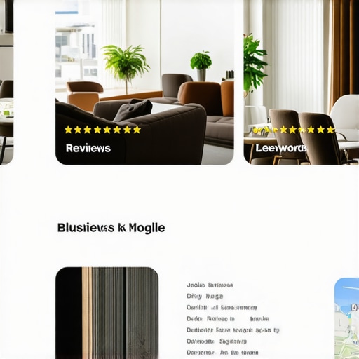Screenshot of a fully optimized Google Business Profile with reviews, images, and keywords.