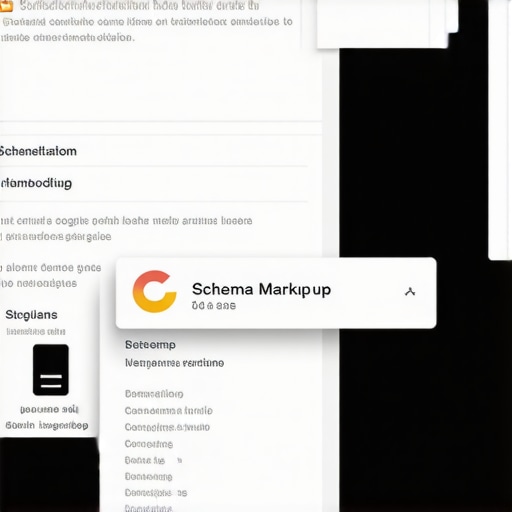 Flowchart illustrating how schema markup improves local SEO visibility