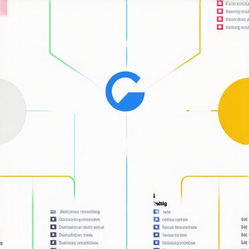 Diagram illustrating the key components and optimization points of a Google Business Profile.