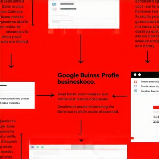 An infographic illustrating the core steps of Google Business Profile optimization.
