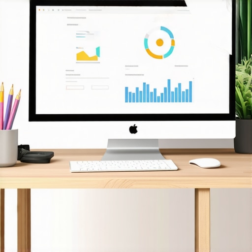 A person analyzing local listing data on a computer screen.