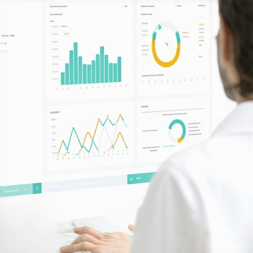 Digital marketing analyst reviewing local SEO dashboards and reports.