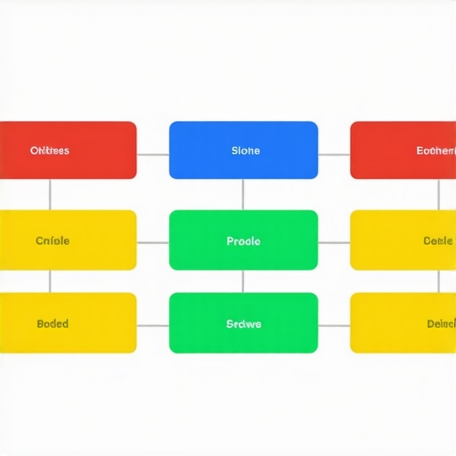 Optimized GBP Structure Diagram Diagram showing structured layers of GBP for local SEO success