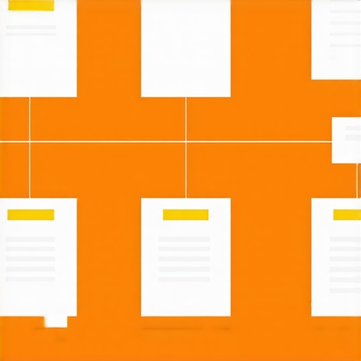 A detailed diagram showing step-by-step elements of an optimized Google Business Profile structure
